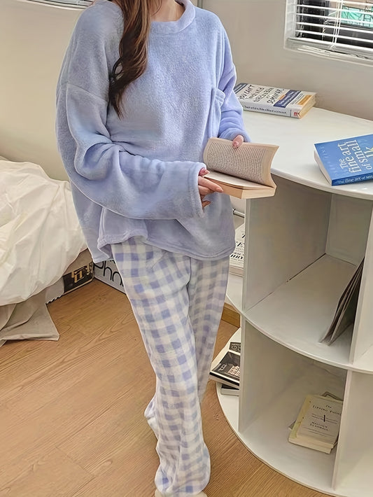 Plush Pajama Set