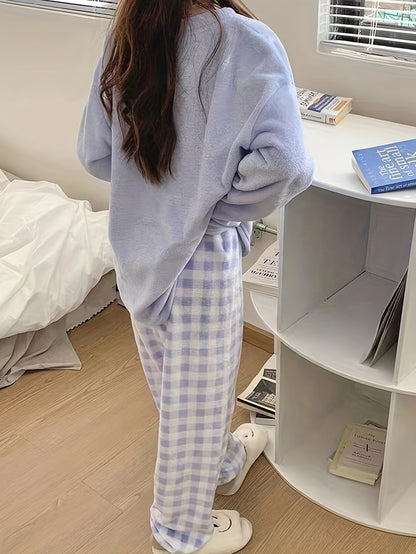 Plush Pajama Set